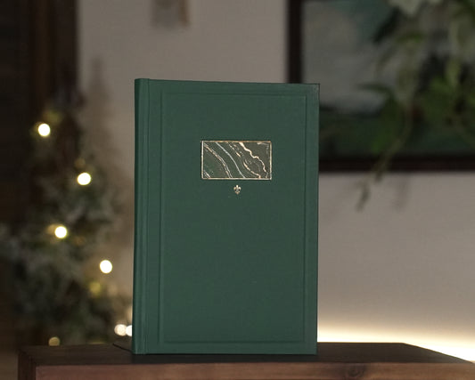 Green Fleur-de-lise Journal
