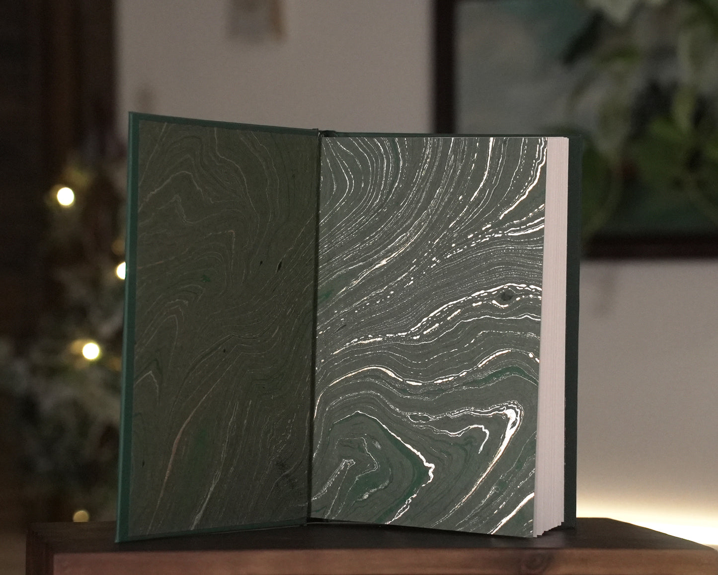 Green Fleur-de-lise Journal